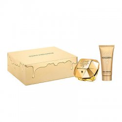 Coffret Parfum Paco Rabanne Lady Million 80ml Lait corps 100ml